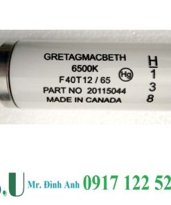 Bóng Đèn D65 So Màu F40T12/6500K GretagMacbeth