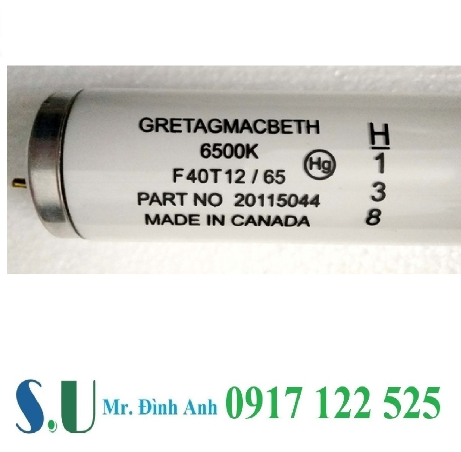Bóng Đèn D65 So MàuF40T12/6500K
GretagMacbeth