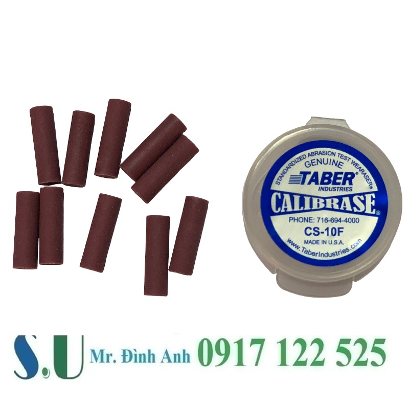 Thanh mài CS-10F hãng Taber loại 5 thanh – Giải pháp kiểm tra mài mòn nhẹ, chính xác cho vật liệu nhạy cảm