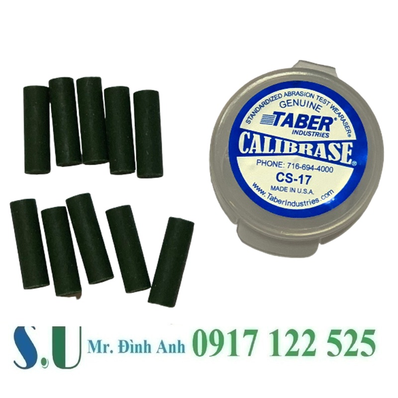 Thanh mài CS-17 hãng Taber loại 10 thanh – Giải pháp kiểm tra độ mài mòn chính xác cho vật liệu cứng