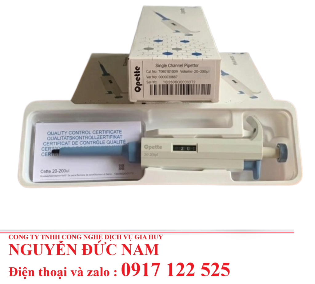 Micropipet Tự Động 1 kênh Dùng Trong Phòng Thí Nghiệm
